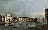 Francesco Guardi The Grand Canal with Santa Lucia and the Scalzi painting